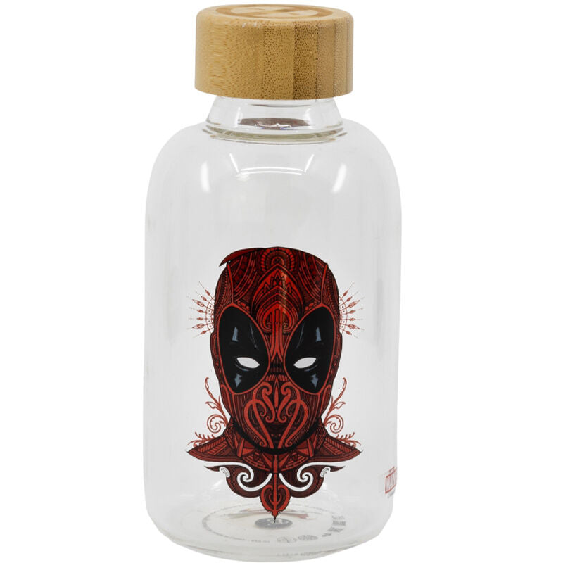 Marvel Deadpool Garrafa de Vidro 620ml