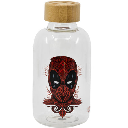 Marvel Deadpool Garrafa de Vidro 620ml