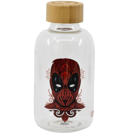 Marvel Deadpool Garrafa de Vidro 620ml