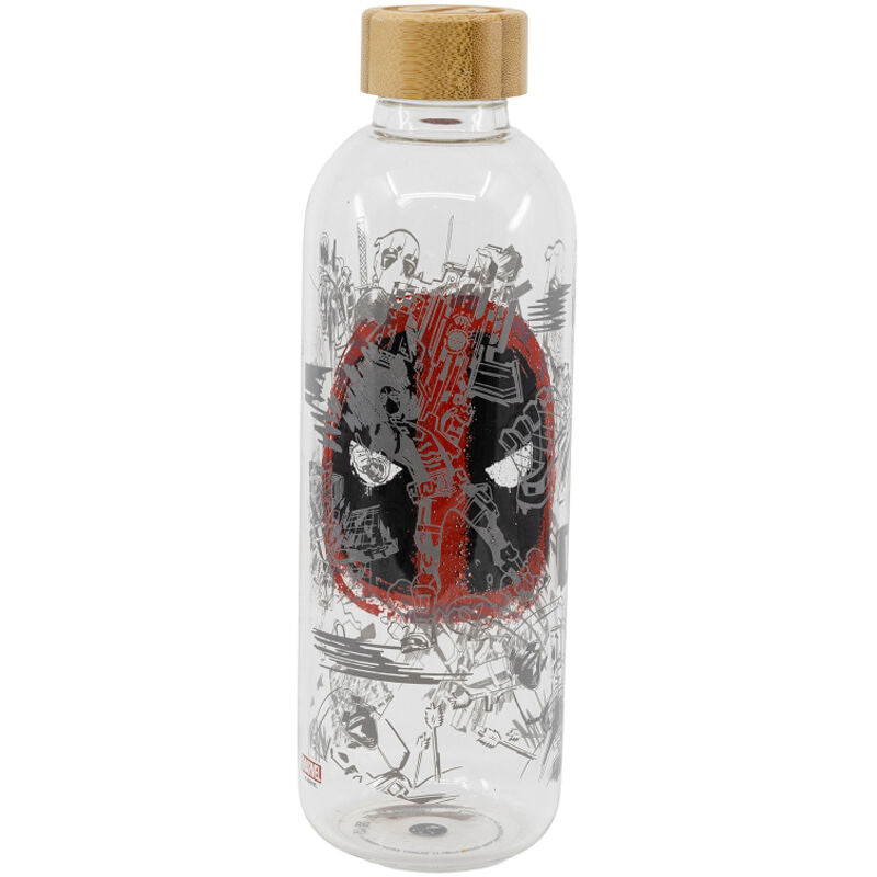 Marvel Deadpool Garrafa de Vidro 1030ml