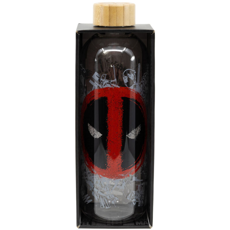 Marvel Deadpool Garrafa de Vidro 1030ml