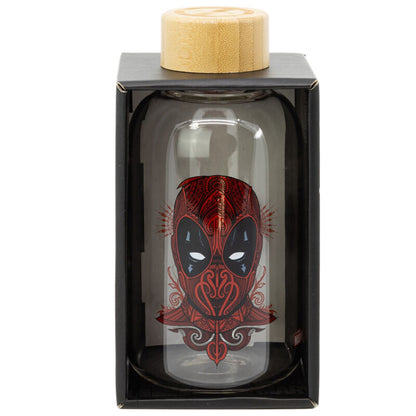Marvel Deadpool Garrafa de Vidro 620ml