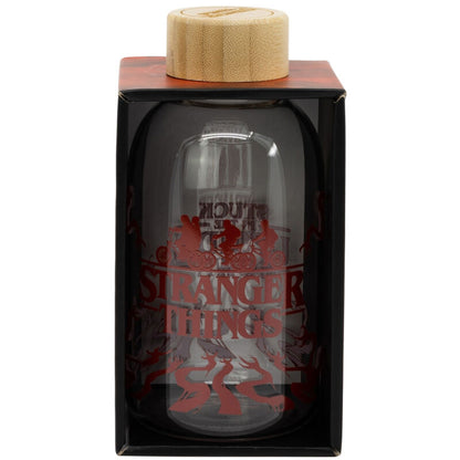 Stranger Things Garrafa de Vidro 620ml