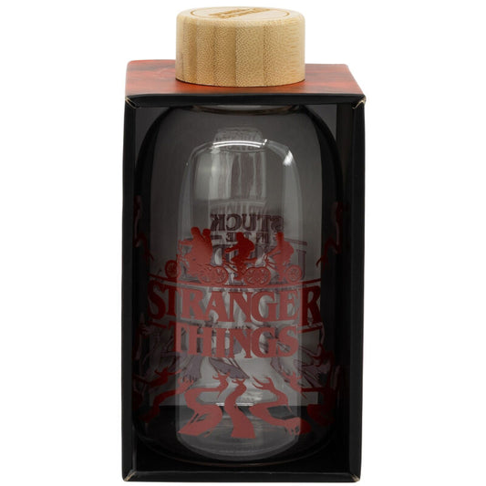 Stranger Things Garrafa de Vidro 620ml