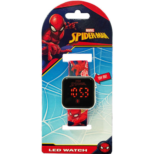 Marvel Spiderman Relógio Led