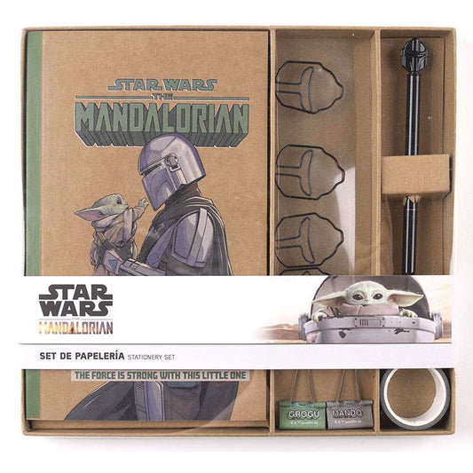 Star Wars The Mandalorian Letter Conjunto de Papelaria