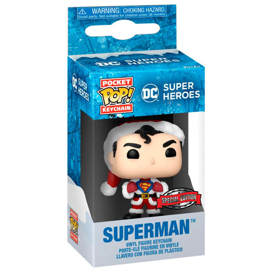 Porta-Chaves Funko POP!DC Comics Holiday Superman Exclusive