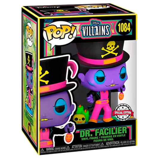 Funko POP!Disney Villains Dr. Facilier Black Light Exclusive