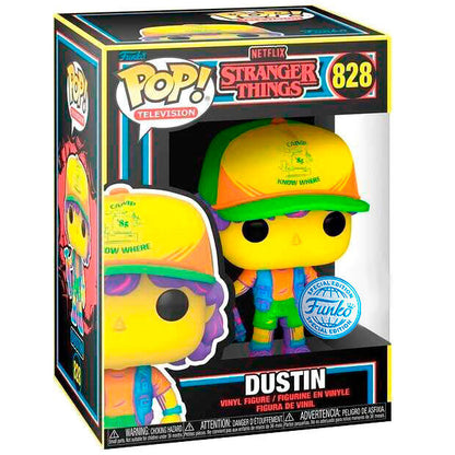 Funko POP!Stranger Things Dustin in Beef Black Light Exclusive