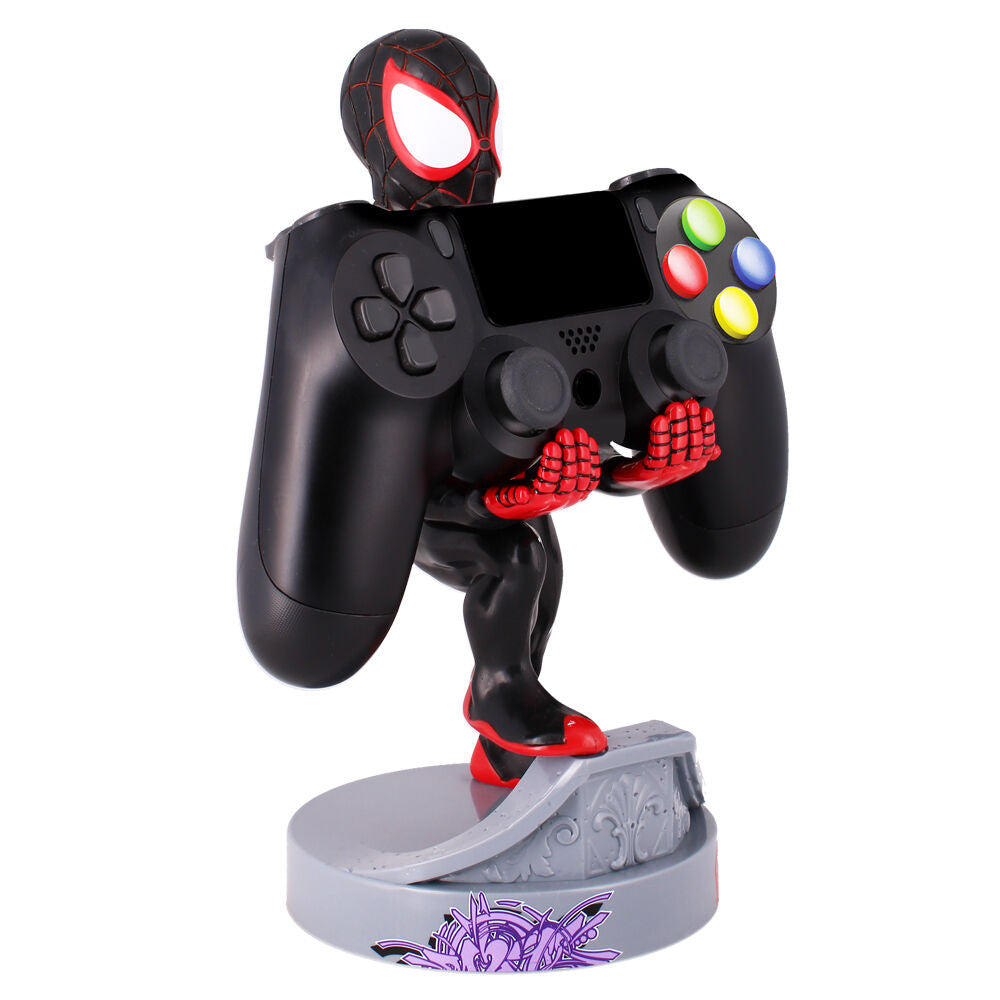 Marvel Spiderman Miles Morales Figura clamping  bracket Cable guy 21cm