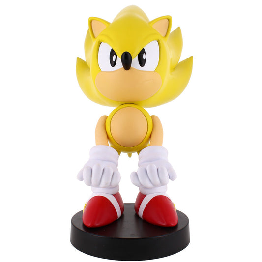 Sonic Super Sonic Figura clamping  bracket Cable guy 21cm
