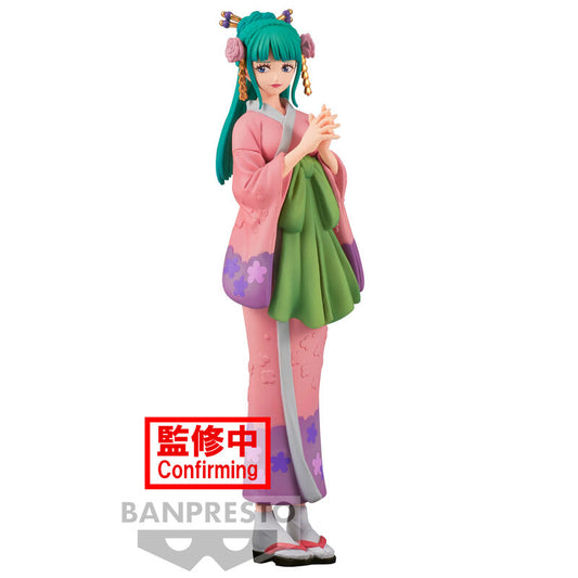 One Piece The Grandline Lady DXF Kozuki Hiyori Figura 16cm