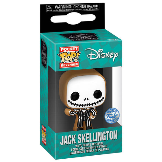 Porta-Chaves Funko POP!Disney Nightmare Before Christmas Jack Skellington Gingerbread Exclusive