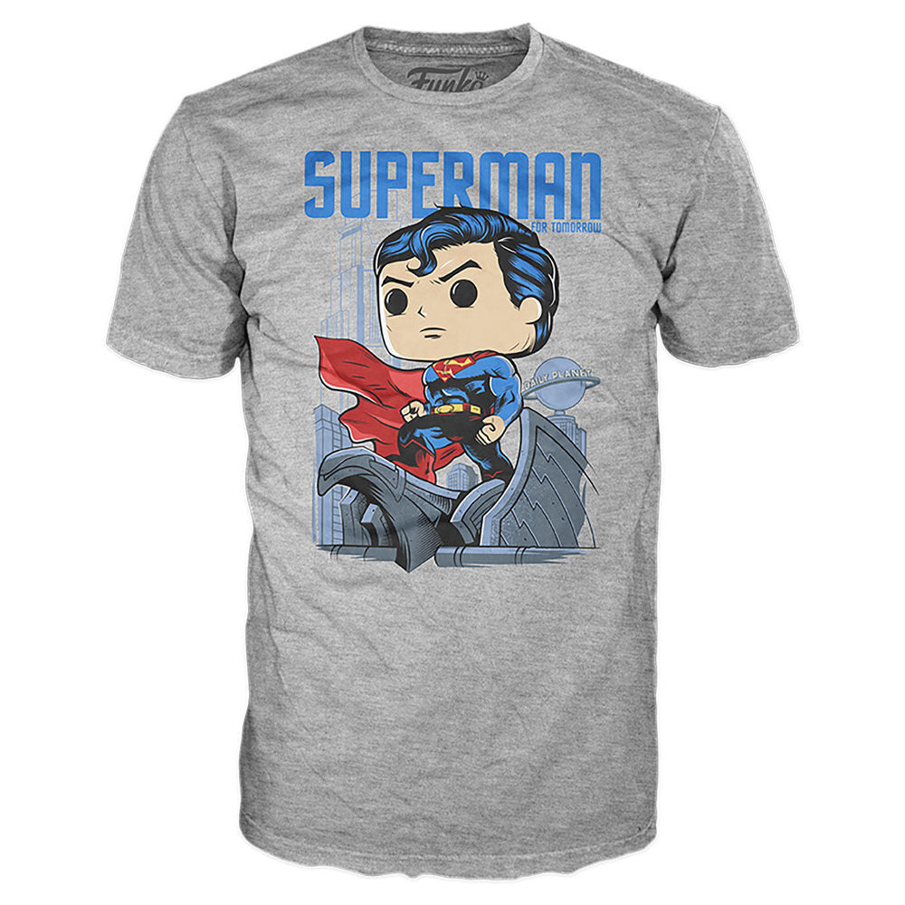 Conjunto Funko POP!e T-Shirt DC Comics Jim Lee Superman Exclusive
