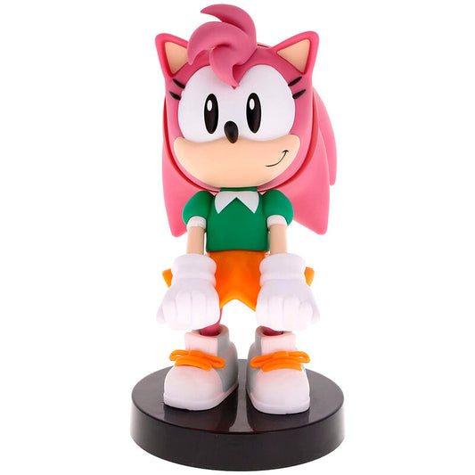 Sonic Amy Rose Figura clamping  bracket Cable guy 20cm