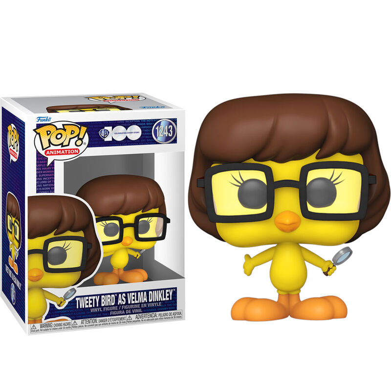 Funko POP!Looney Tunes Tweety Bird as Velma Dinkley