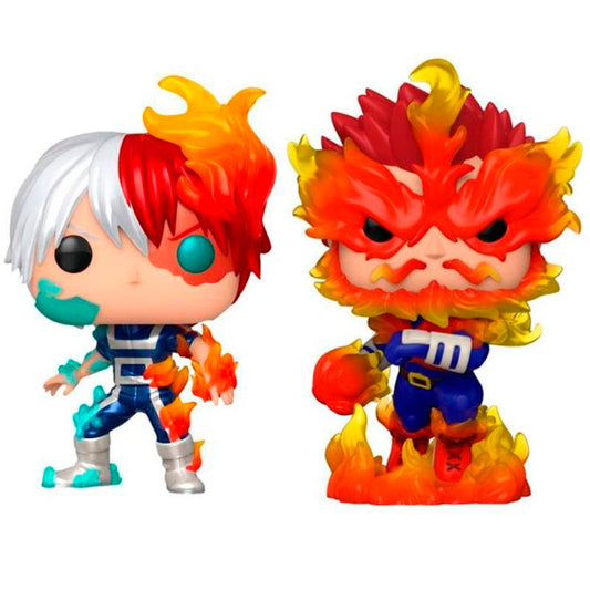 Funko POP! pack 2 My Hero Academia Shoto Todoroki & Endeavor Exclusive