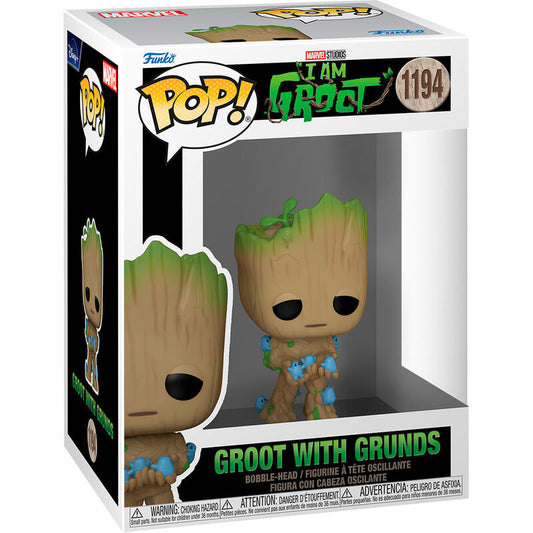 Funko POP!Marvel I am Groot - Groot with Grunds