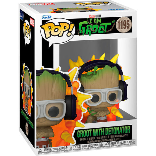 Funko POP!Marvel I am Groot - Groot with Detonator
