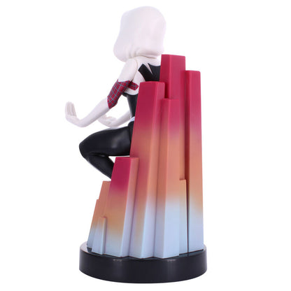 Marvel Spiderman Spider Gwen Figura clamping  bracket Cable guy 20cm