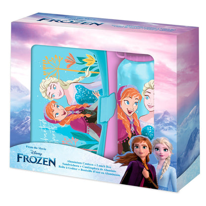 Disney Frozen Lancheira + Garrafa de Alumínio set 500ml