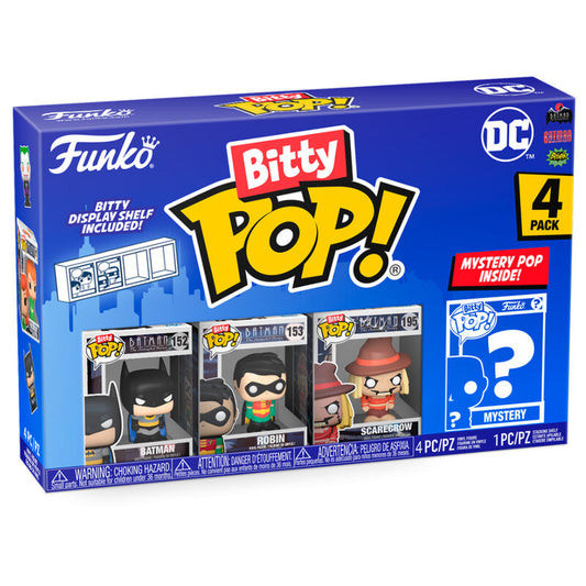 Blister 4 Figuras Bitty Funko POP! DC Comics Batman