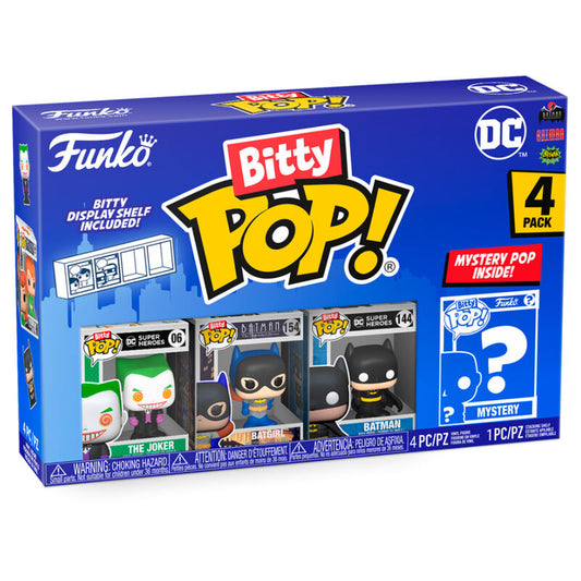 Blister 4 Figuras Bitty Funko POP! DC Comics The Joker