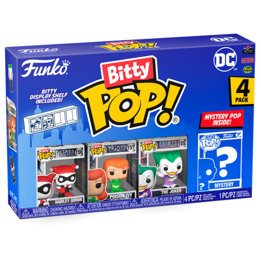 Blister 4 Figuras Bitty Funko POP! DC Comics Harley Quinn