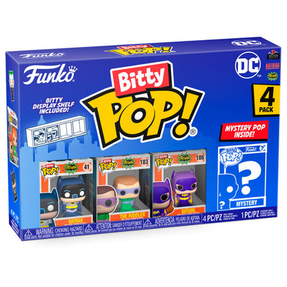 Blister 4 Figuras Bitty Funko POP! DC Comics Batman Adam West