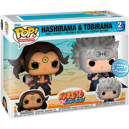 Funko POP! pack 2 Figuras Naruto Shippuden Hashirama & Tobirama Exclusive