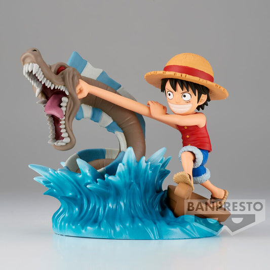 One Piece Log Stories Monkey D Luffy vs Local Sea Figura 7cm