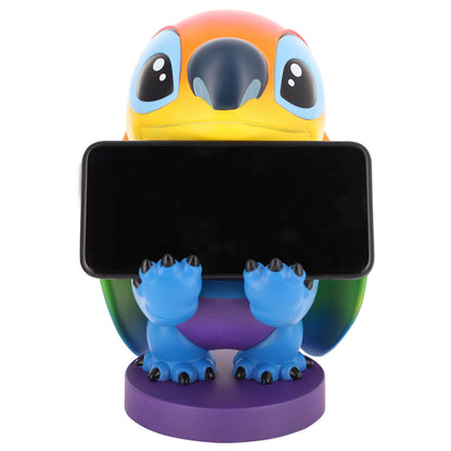Disney Stitch Rainbow Figura clamping  bracket Cable guy 20cm