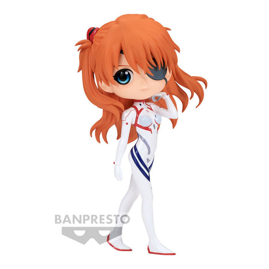 Evangelion 3.0 Asuka Shikinami Langley Plugsuit Style Ver. B Q posket Figura 14cm