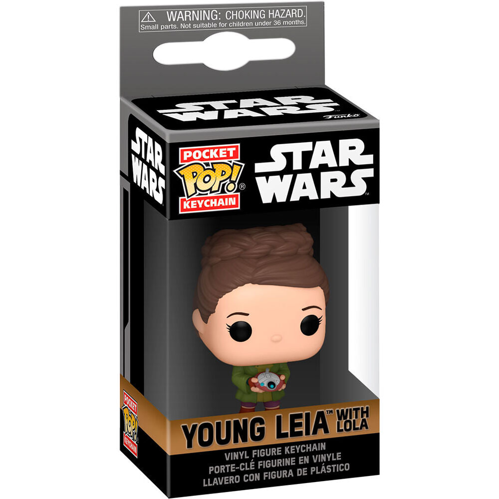 Porta-Chaves Funko POP!Star Wars Obi-Wan Kenobi 2 Young Leia Organa