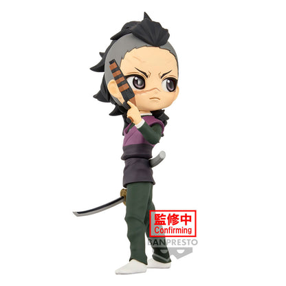 Demon Slayer Kimetsu no Yaiba Genya Shinazugawa Q posket Figura 14cm