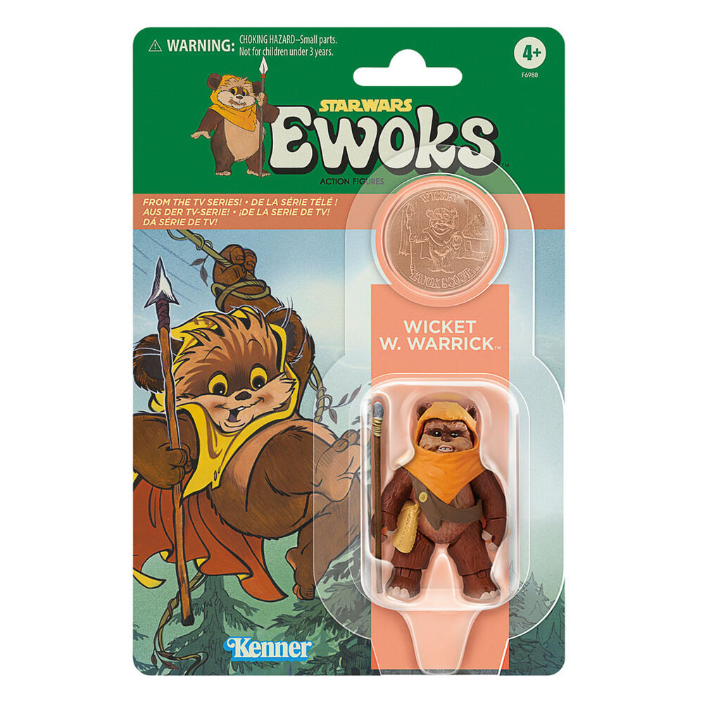 Star Wars Ewoks Wicket W Warrick & Kneesaa Figuras 9cm