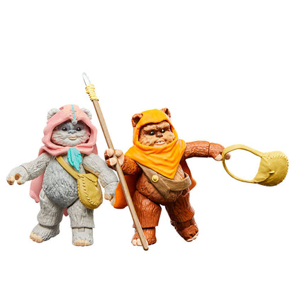 Star Wars Ewoks Wicket W Warrick & Kneesaa Figuras 9cm