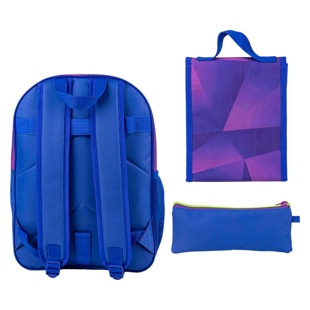 Sonic Prime Estojo + Lancheira + Mochila 42cm
