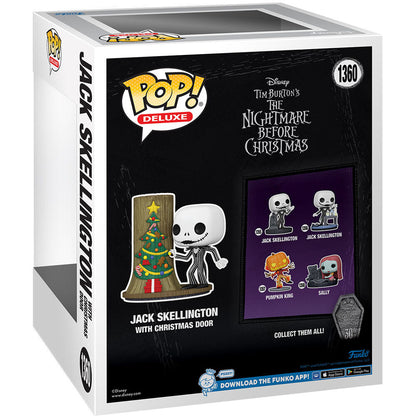 Funko POP! Deluxe Disney Figura Nightmare Before Christmas 30th Anniversary Jack Skellington With Christmas Door