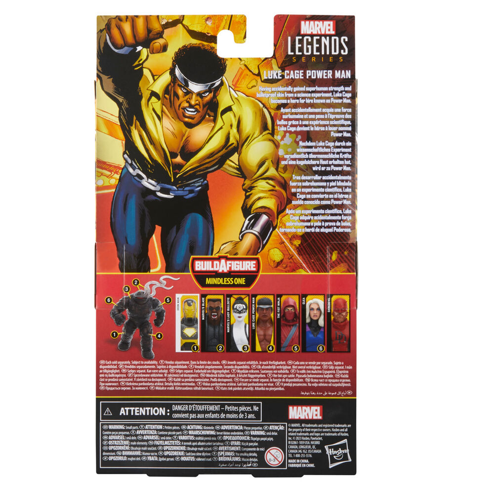 Marvel Legends Series Knights Luke Cage Power Man Bullseye Figura 15cm