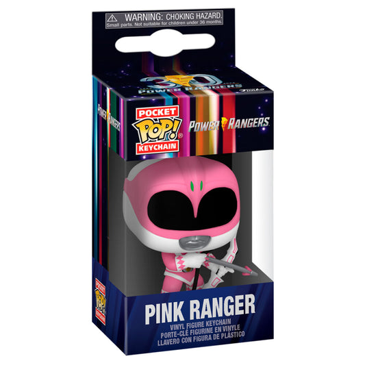 Porta-Chaves Funko POP!Power Rangers 30th Anniversary Pink Ranger