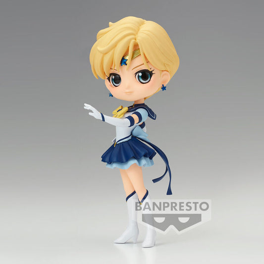 Pretty Guardian Sailor Moon Cosmos the Movie Eternal Sailor Uranus ver.A Q posket Figura 14cm