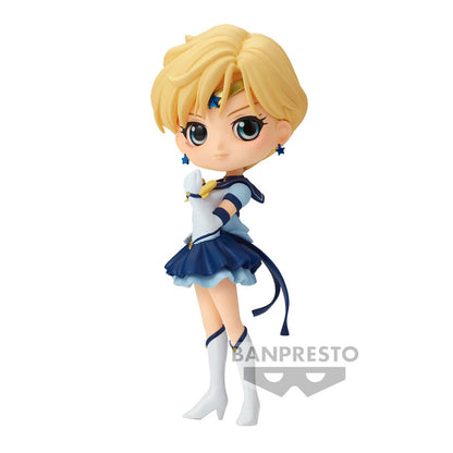 Pretty Guardian Sailor Moon Cosmos the Movie Eternal Sailor Uranus ver.B Q posket Figura 14cm