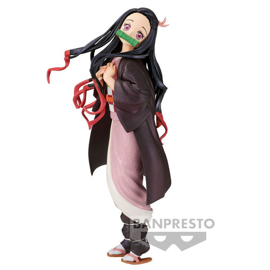 Demon Slayer Kimetsu no Yaiba Glitter & Glamours Special Color Nezuko Kamado Figura 22cm