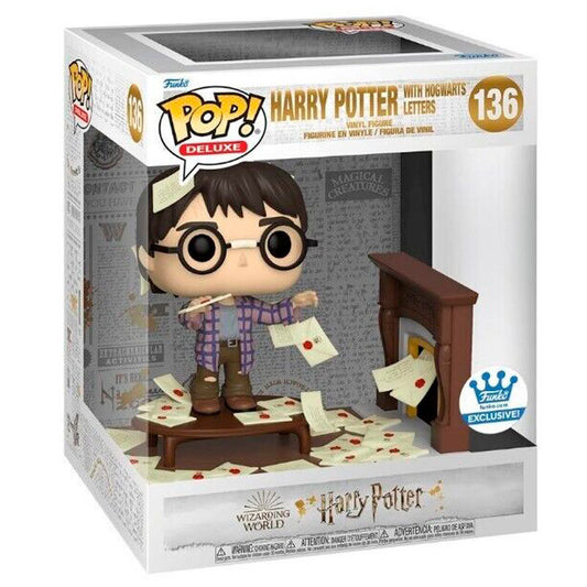 Funko POP!Deluxe Harry Potter Anniversary Harry Potter with Hogwarts Letters Exclusive