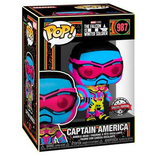 Funko POP!Marvel The Falcon Winter Soldier Bonéitan America Exclusive
