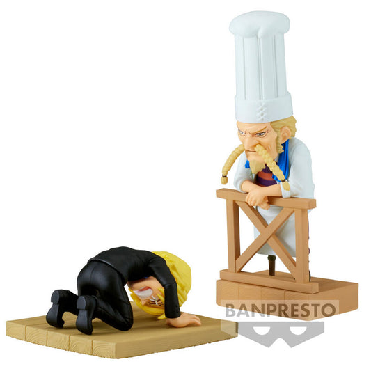 One Piece WCF Log Series Sanji & Zeff 2 world collectable Figura 8cm
