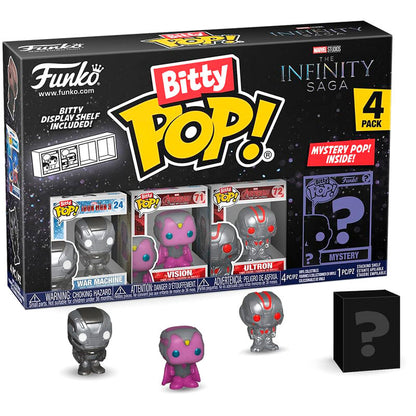 Blister 4 Figuras Bitty Funko POP! Marvel The Infinity Saga Iron Man