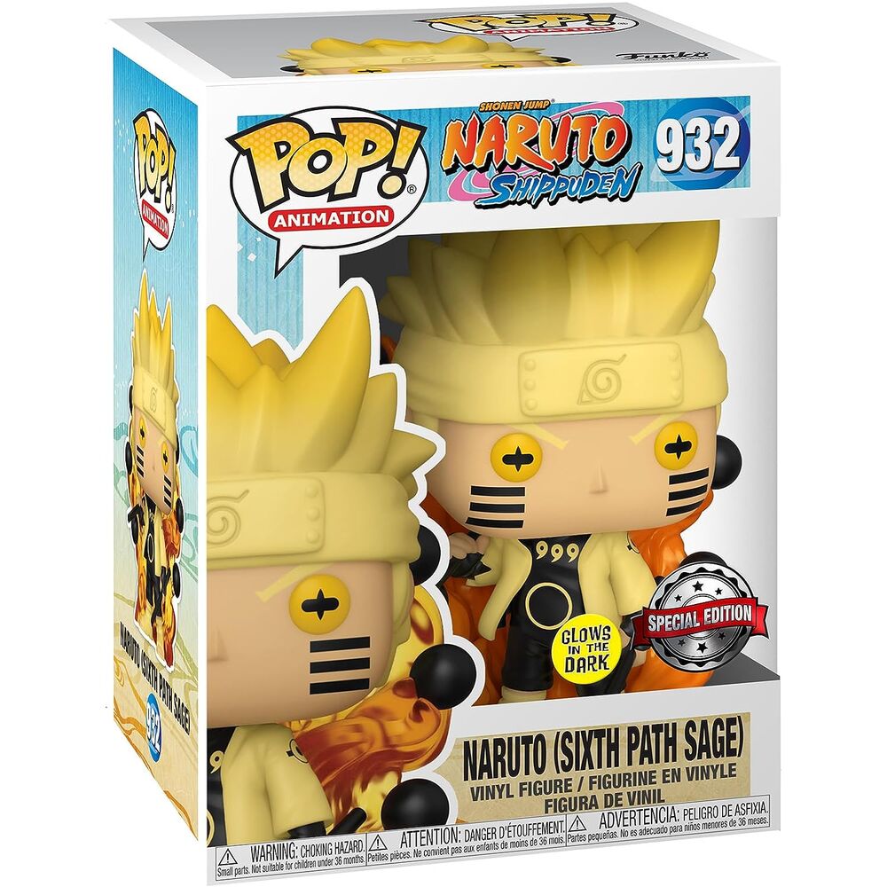 Funko POP!Naruto Uzumaki Naruto Six Path Sage Glow
