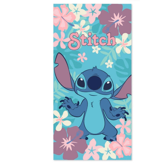 Disney Stitch Flowers Toalha de Praia